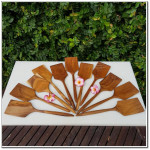 Jepara teakwood WOODEN SPATULA FLAT sodet sutil kayu jati 32x8cm